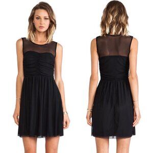 NWT Revolve Jack‎ BB Dakota Black Marilla Tank Dress Size Small Mesh Minimal New